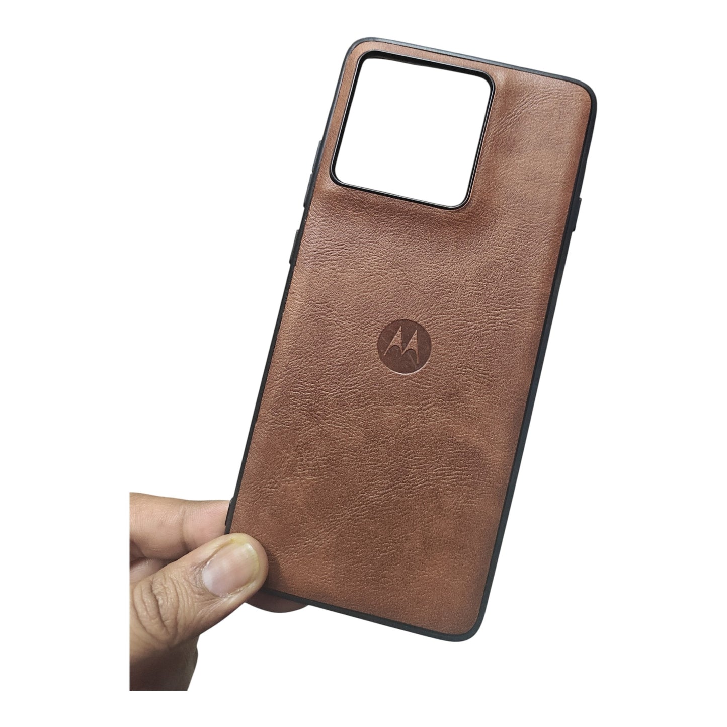 Motorola Moto Edge 60 Pro 5G Luxury Leather ( Side Soft, Back Hard ) Premium Quality Back Cover Case