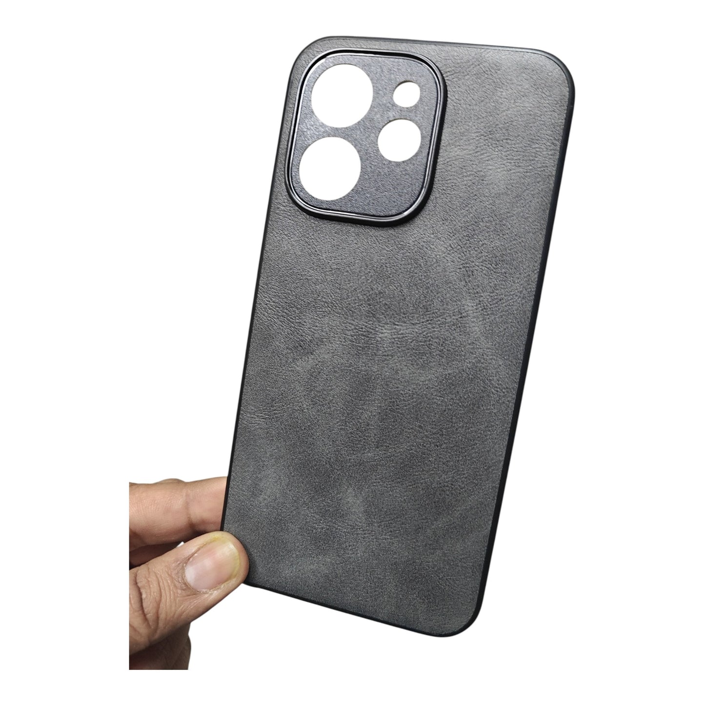 Oppo Reno 15 Pro Mini / Reno15 Pro Mini 5G Luxury Leather ( Side Soft, Back Hard ) Premium Quality Back Cover Case