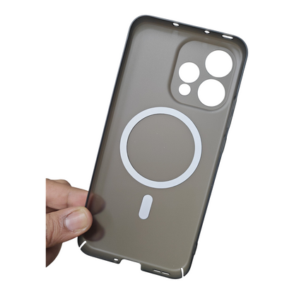 Oppo Reno 15 5G Premium Quality Magsafe Matte Hard Plastic Back Cover Case