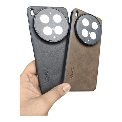 Vivo X300 Ultra 5G Luxury Leather ( Side Soft, Back Hard ) Premium Quality Back Cover Case