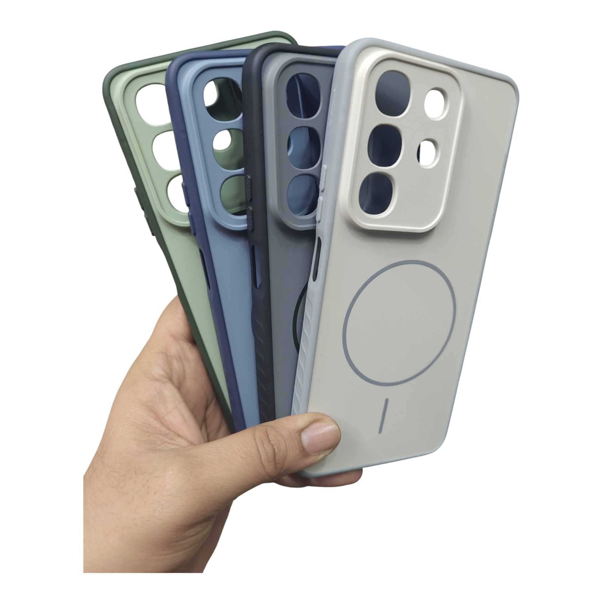 Xiaomi Redmi 15 5G / Xiaomi Redmi15 5G Premium Quality Grip Design ( Side Soft, Back Hard ) Back Cover Case ( No Magsafe, Only Design) - Royal Star