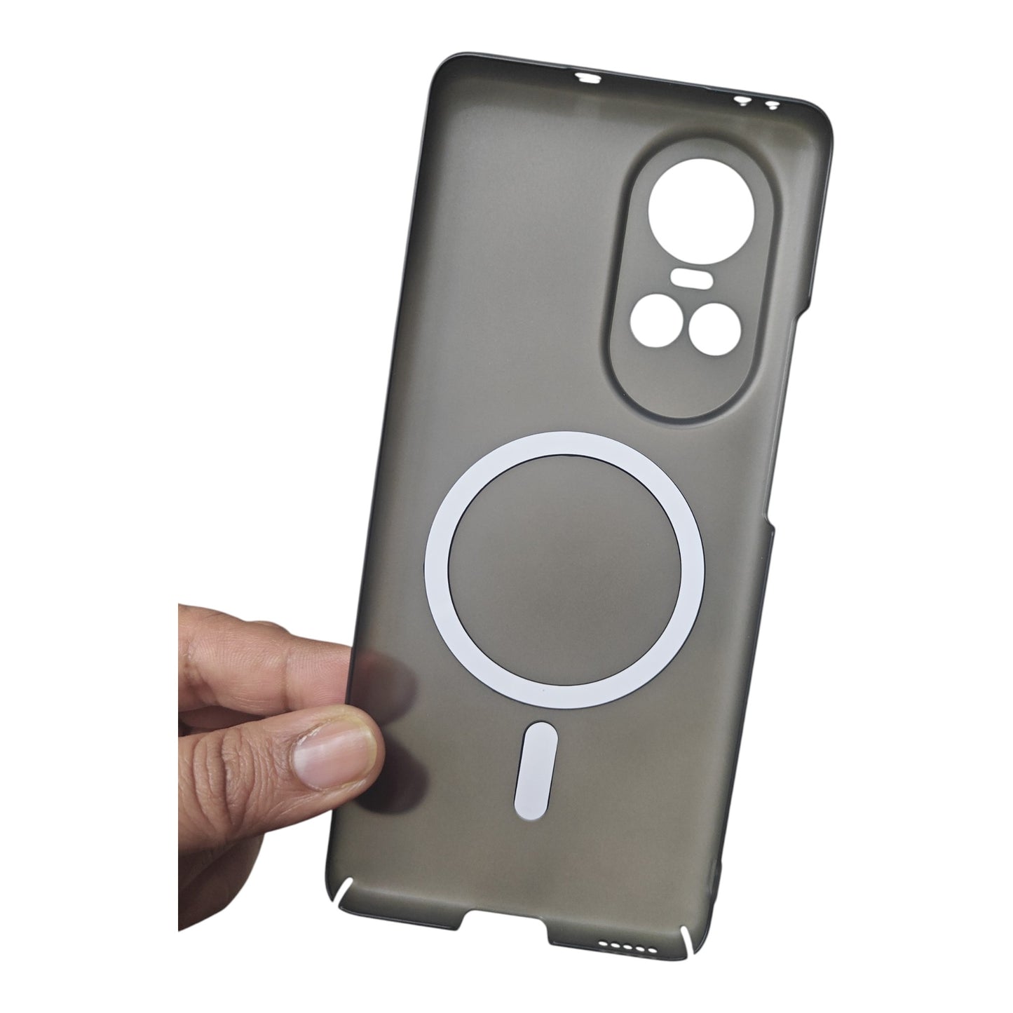 Oppo Reno 10 / Reno 10 Pro / Oppo Reno10 5G Premium Quality Magsafe Matte Hard Plastic Back Cover Case
