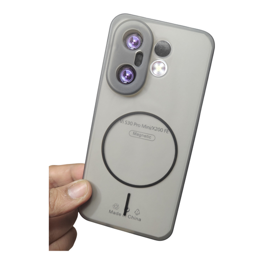 Vivo X200FE / Vivo X200 FE 5G Premium Quality Matte Silicon Soft Back Cover Case ( No Magsafe, Only Design )