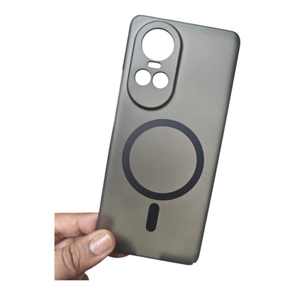 Oppo Reno 10 / Reno 10 Pro / Oppo Reno10 5G Premium Quality Magsafe Matte Hard Plastic Back Cover Case