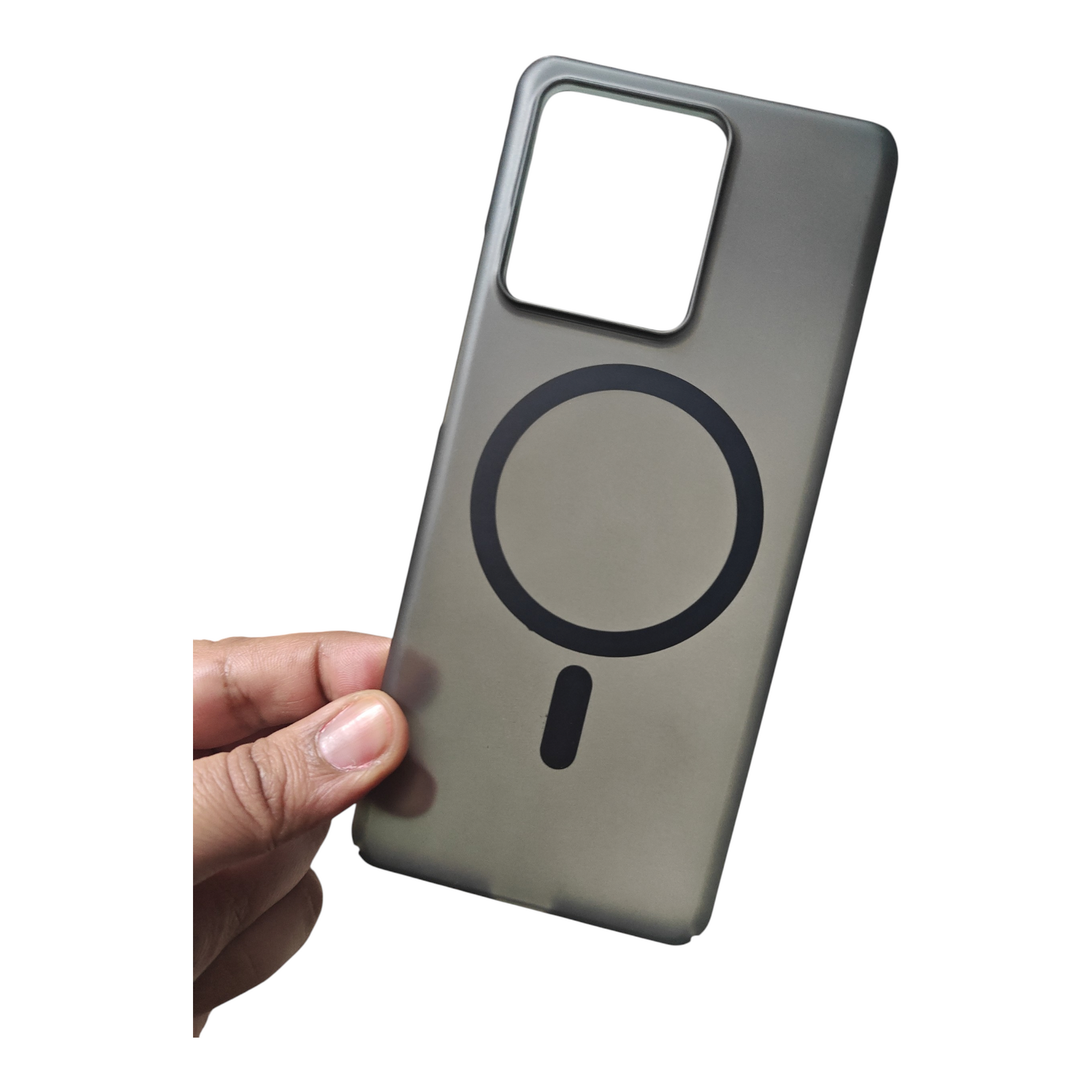 Motorola Moto Edge 40 Premium Quality Magsafe Matte Hard Plastic Back Cover Case - Royal Star