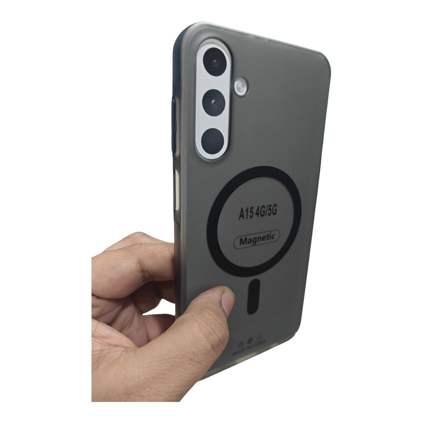 Samsung Galaxy A15 4G / 5G Premium Quality Magsafe Matte Hard Plastic Back Cover Case