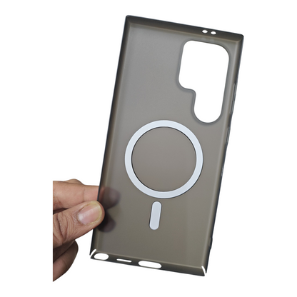 Samsung Galaxy S24 Ultra 5G Premium Quality Magsafe Matte Hard Plastic Back Cover Case