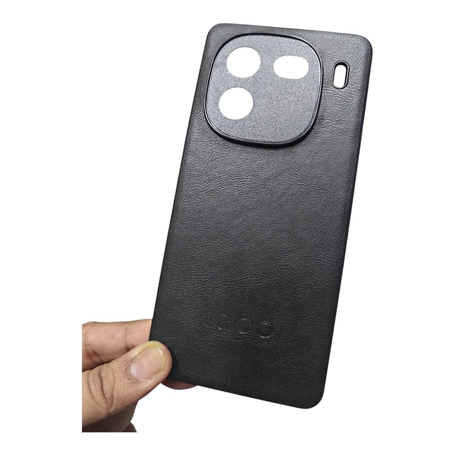 iQOO 12 / iQOO12 5G Luxury Leather ( Side Soft, Back Hard ) Premium Quality Back Cover Case