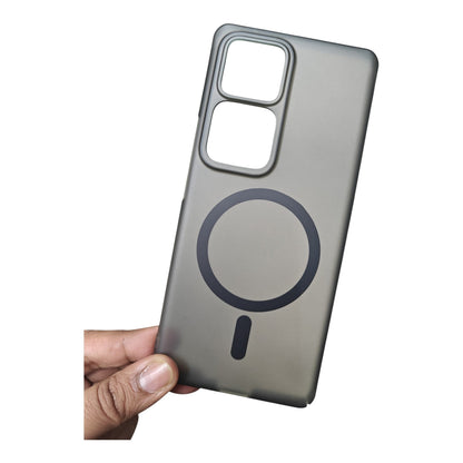 Vivo V30 & V30 Pro 5G Premium Quality Magsafe Matte Hard Plastic Back Cover Case