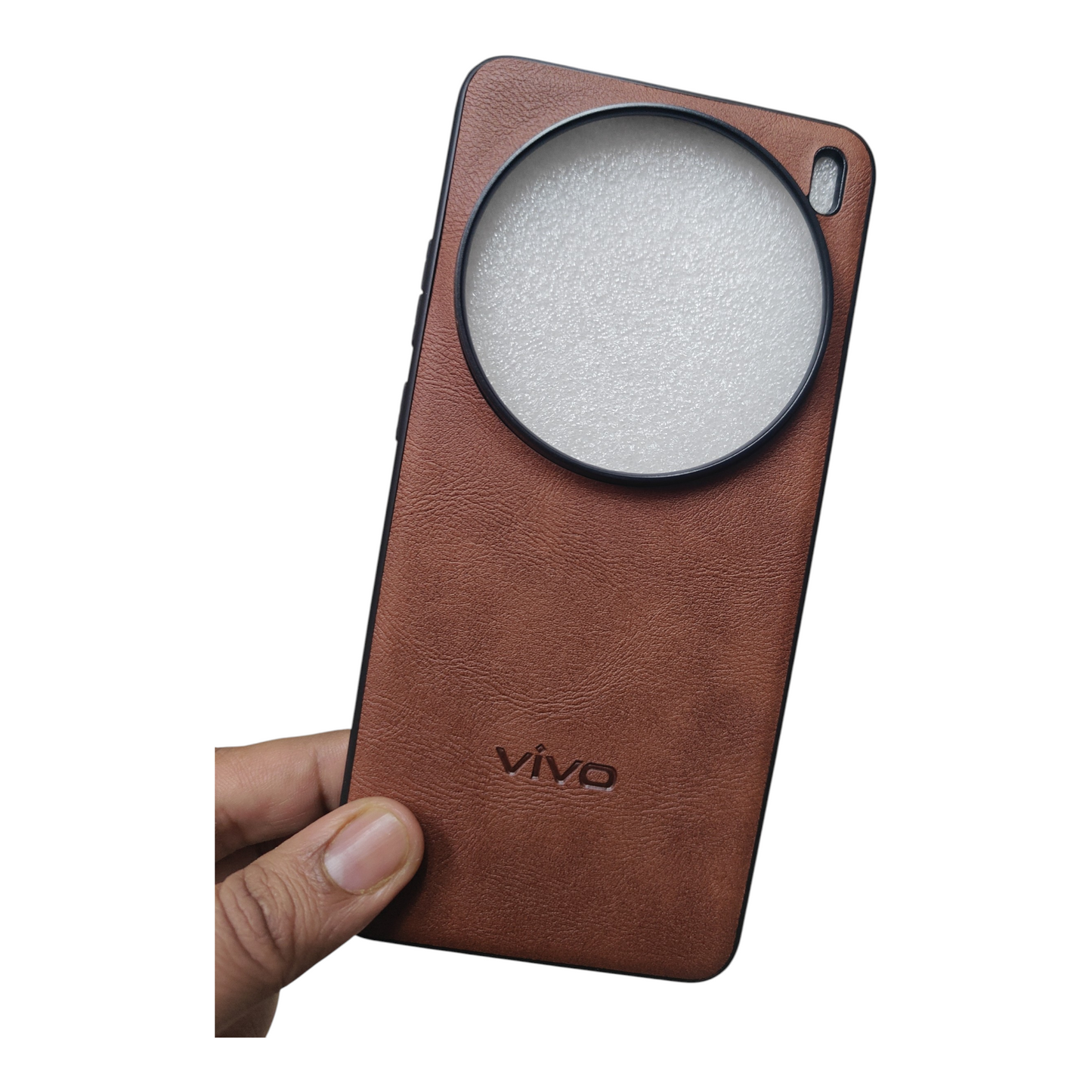 Vivo X200 Pro 5G Luxury Leather Premium quality ( Side Soft, Back Hard ) Back Cover Case