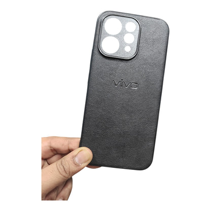 Vivo V70 / V70 Elite 5G Luxury Leather ( Side Soft, Back Hard ) Premium Quality Back Cover Case