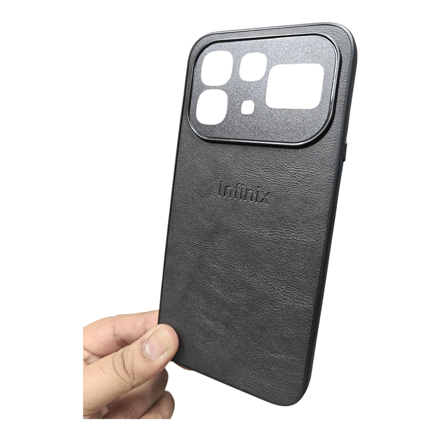 Infinix Note 60 Pro 5G / Infinix Note 60 5G Luxury Leather ( Side Soft, Back Hard ) Premium Quality Back Cover Case