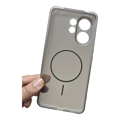 Vivo V60 / V60E / T4 Pro 5G Premium Quality Matte Silicon Soft Back Cover Case ( No Magsafe, Only Design )