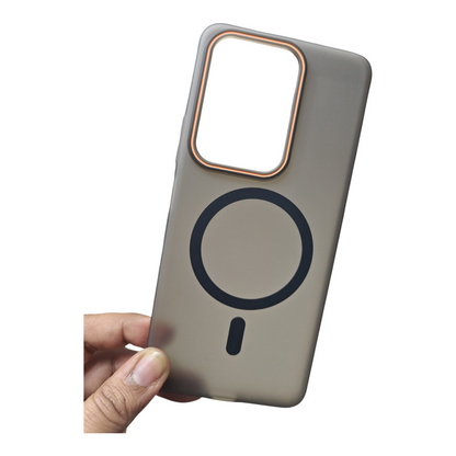 Vivo Y29 (4G) / Vivo T4x (5G) / Vivo Y31 Pro (5G) / iQOO Z10x (5G) Royal Star Premium Quality Magsafe Matte Hard Plastic Back Cover Case