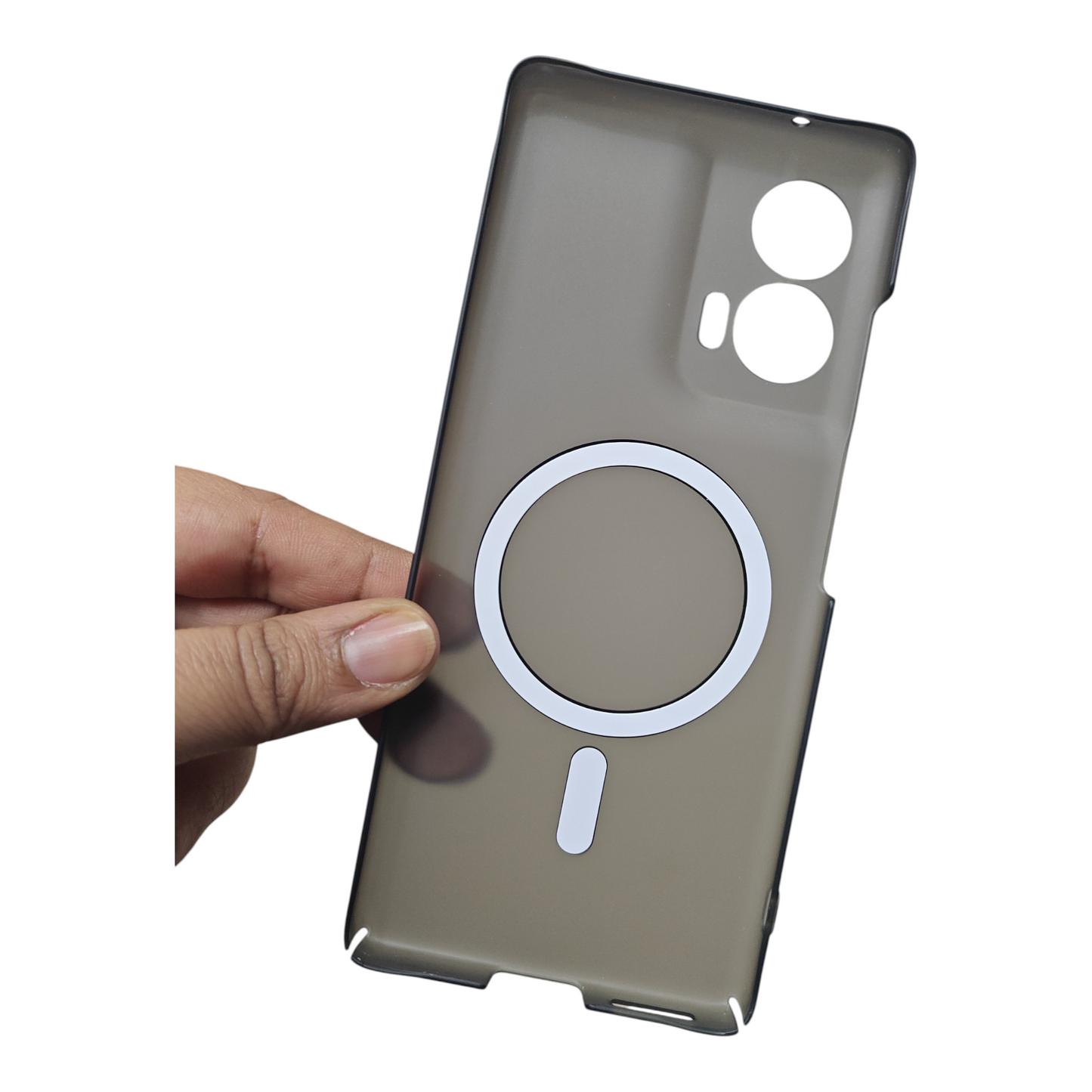 Motorola Moto Edge 50 Fusion / Moto G85 / Moto G96 Premium Quality Magsafe Matte Hard Plastic Back Cover Case - Royal Star