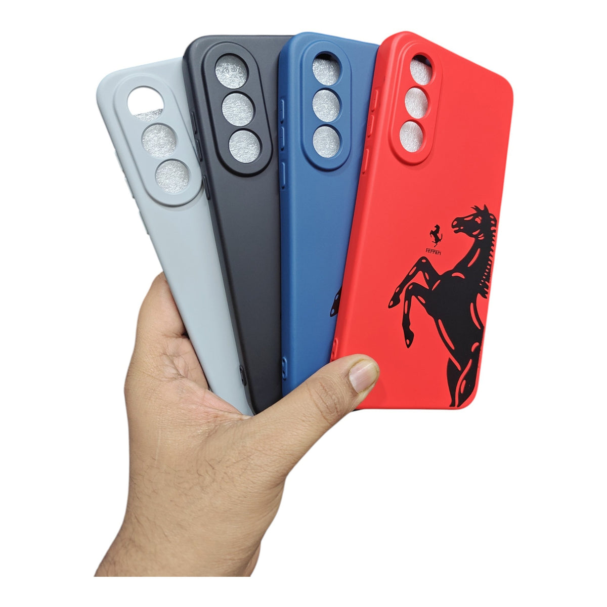 OnePlus Nord5 / Nord 5 5G Premium Quality Silicon Soft Ferrari Print Design Back Cover Case