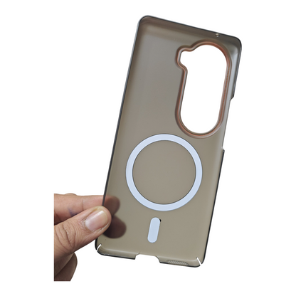Vivo V40E & iQOO Z9s Royal Star Premium Quality Magsafe Matte Hard Plastic Back Cover Case
