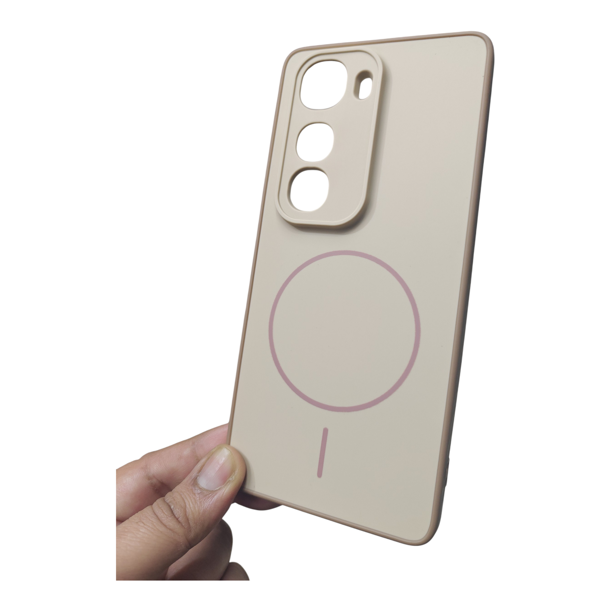 Vivo Y400 Pro 5G Premium Quality Grip Design ( Side Soft, Back Hard ) Back Cover Case ( No Magsafe, Only Design) - Royal Star