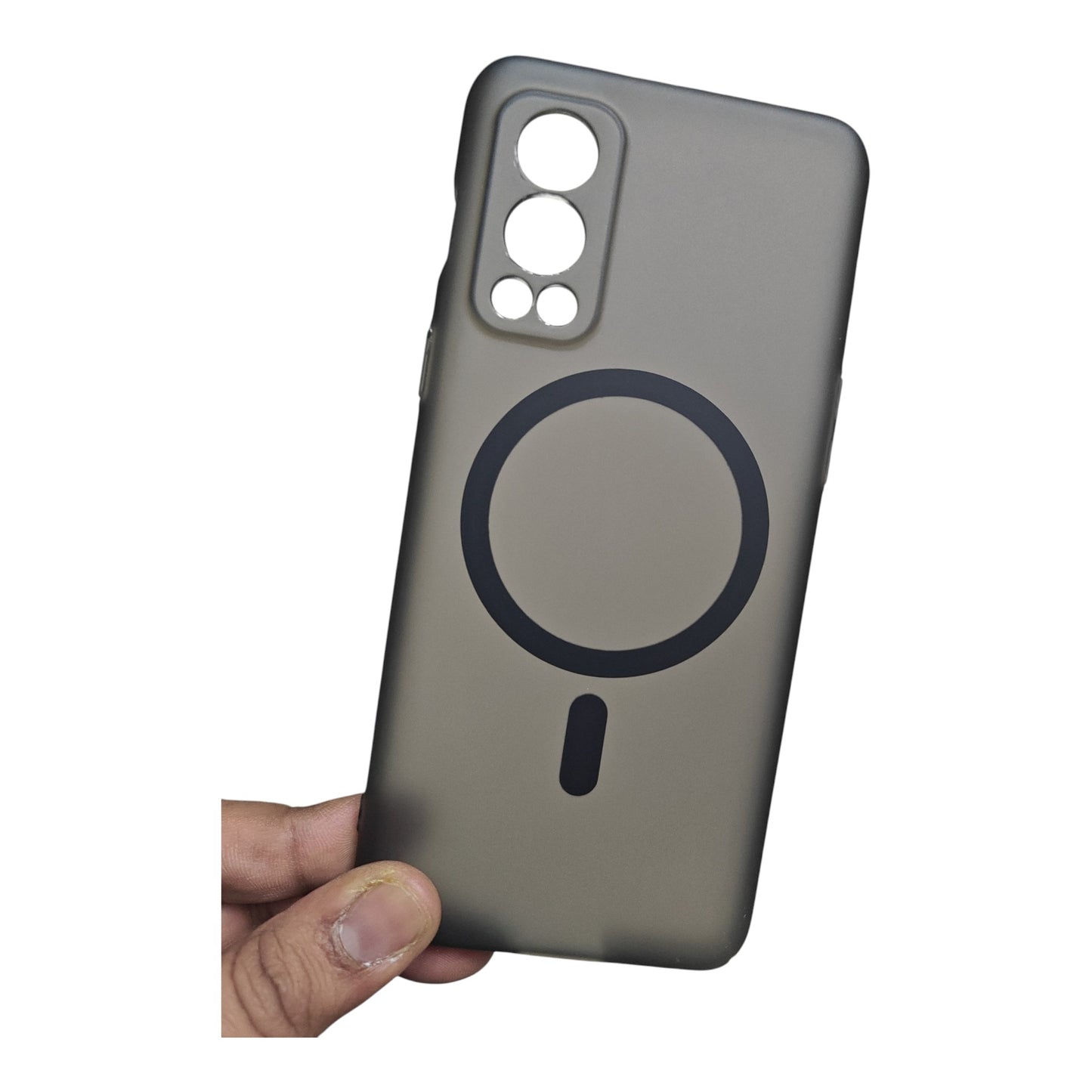 OnePlus Nord 2 / Nord2 5G Premium Quality Magsafe Matte Hard Plastic Back Cover Case