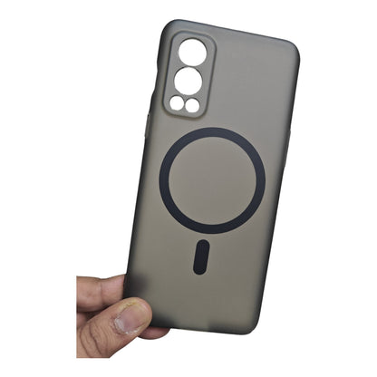 OnePlus Nord 2 / Nord2 5G Premium Quality Magsafe Matte Hard Plastic Back Cover Case