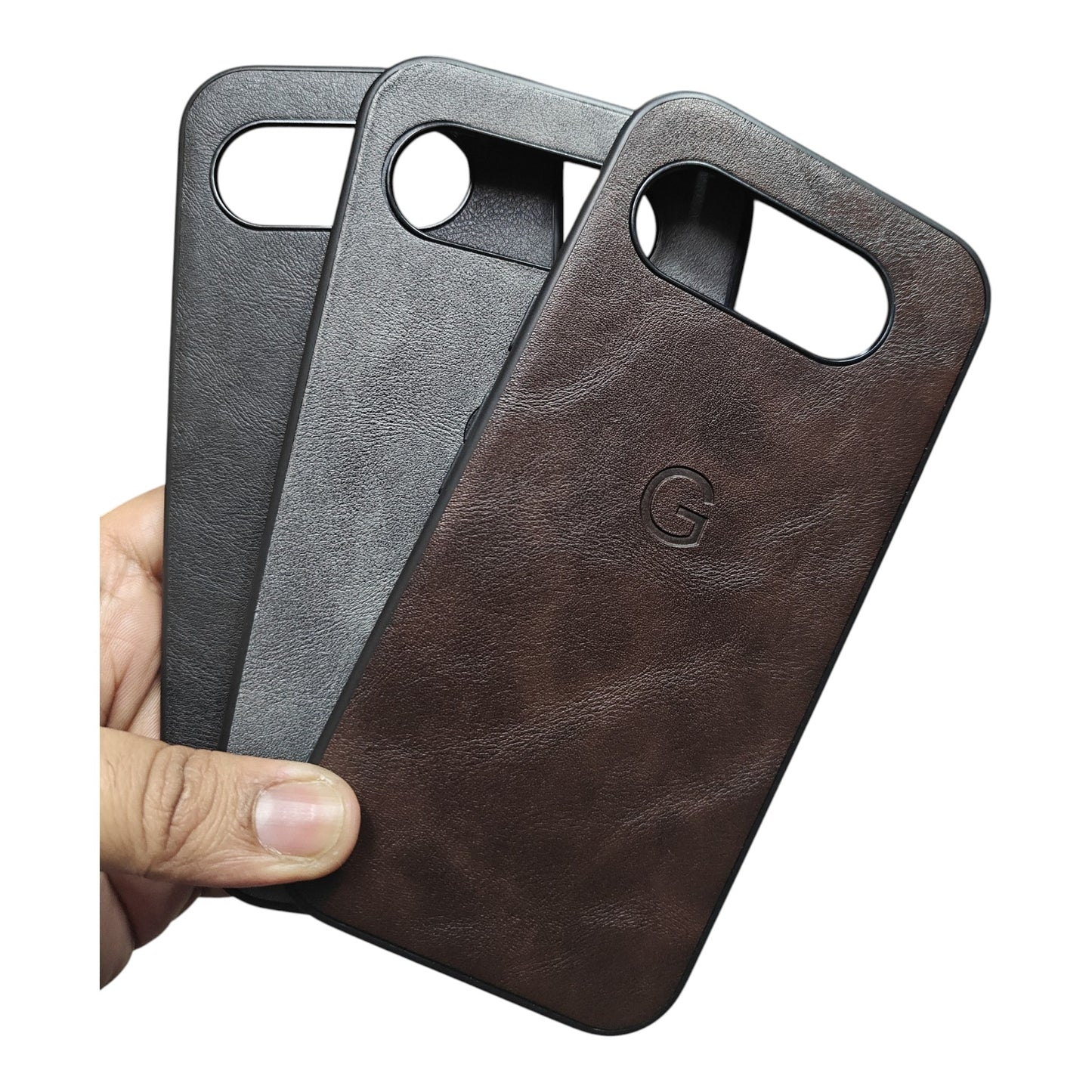 Google Pixel 10A 5G Luxury Leather ( Side Soft, Back Hard ) Premium Quality Back Cover Case