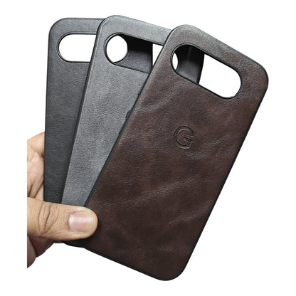 Google Pixel 10A 5G Luxury Leather ( Side Soft, Back Hard ) Premium Quality Back Cover Case