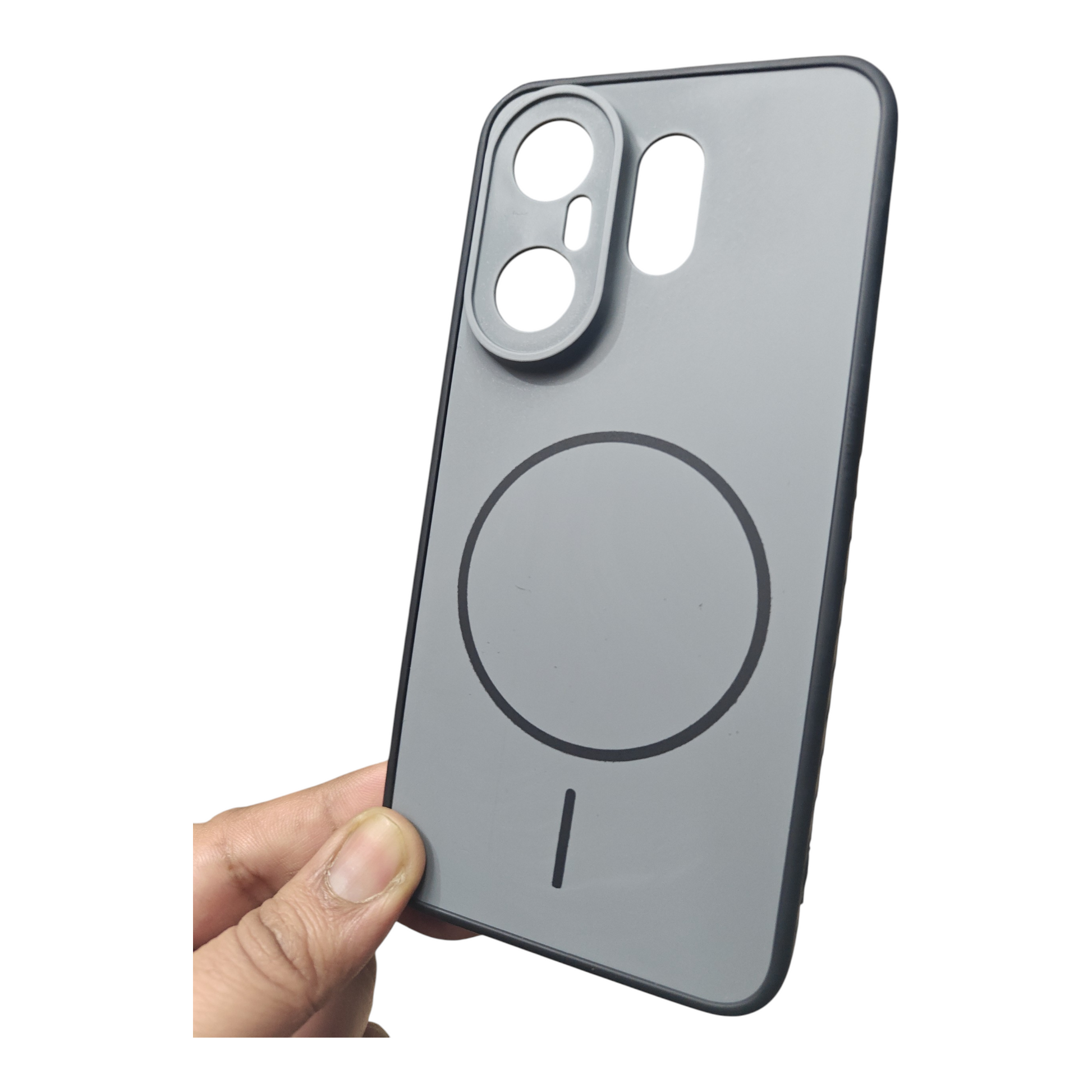 Vivo X200 FE / X200FE 5G Premium Quality Grip Design ( Side Soft, Back Hard ) Back Cover Case ( No Magsafe, Only Design) - Royal Star