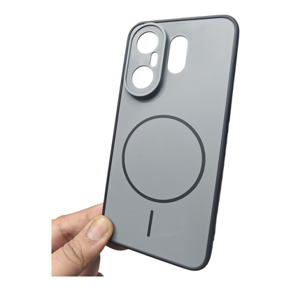 Vivo X200 FE / X200FE 5G Premium Quality Grip Design ( Side Soft, Back Hard ) Back Cover Case ( No Magsafe, Only Design) - Royal Star