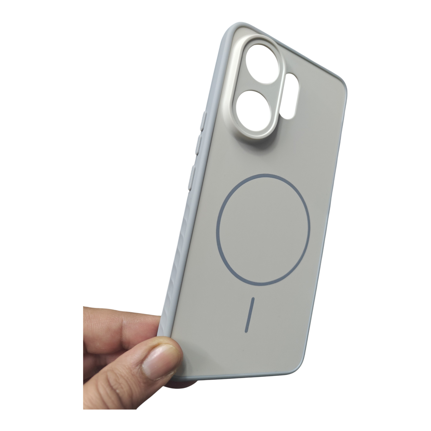 Vivo V60 5G / Vivo T4 Pro 5G / Vivo V60E 5G Premium Quality Grip Design ( Side Soft, Back Hard ) Back Cover Case ( No Magsafe, Only Design) - Royal Star