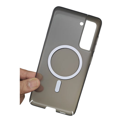 Samsung Galaxy S21 Fe / Samsung Galaxy S21Fe Premium Quality Magsafe Matte Hard Plastic Back Cover Case