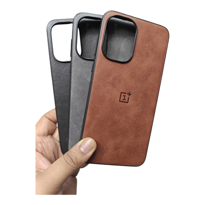 OnePlus 15R 5G Luxury Leather ( Side Soft, Back Hard ) Premium Quality Back Cover Case