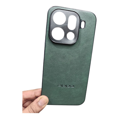 Oppo Find X9 Pro 5G Luxury Leather ( Side Soft, Back Hard ) Premium Quality Back Cover Case