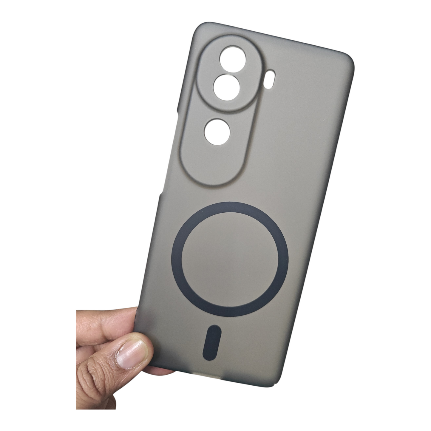 Vivo V40E & iQOO Z9S Premium Quality Magsafe Matte Hard Plastic Back Cover Case