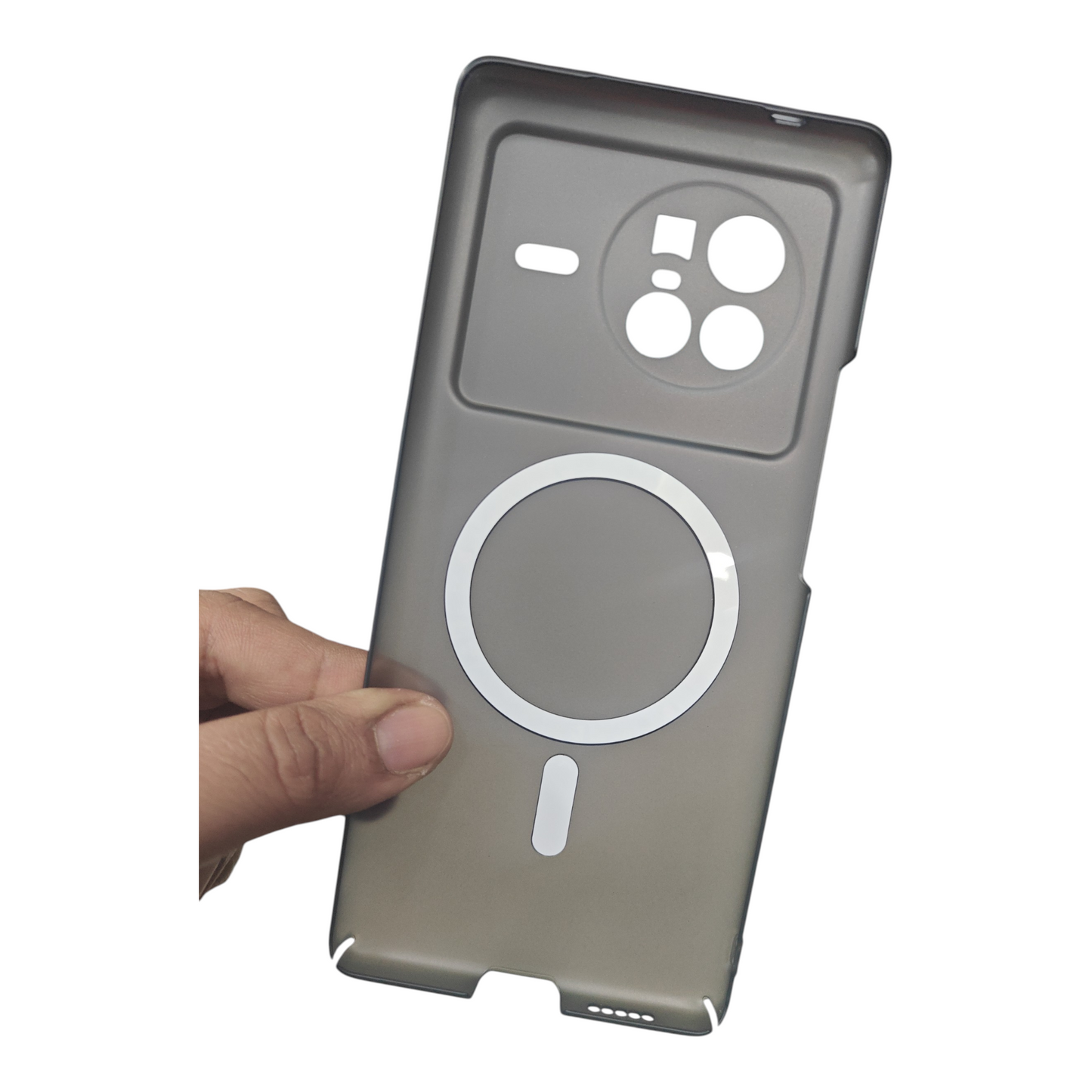 Vivo X80 5G Premium Quality Magsafe Matte Hard Plastic Back Cover Case - Royal Star