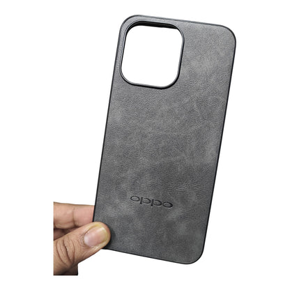 Oppo Reno 15C / Reno15C 5G Luxury Leather ( Side Soft, Back Hard ) Premium Quality Back Cover Case