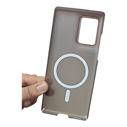 Motorola Edge 50 Fusion / Motorola Moto G85 / Moto G96 Royal Star Premium Quality Magsafe Matte Hard Plastic Back Cover Case