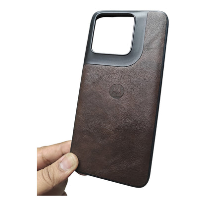 Motorola Moto Edge 70 Fusion 5G Luxury Leather ( Side Soft, Back Hard ) Premium Quality Back Cover Case