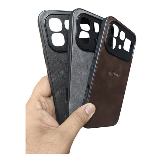 Infinix Note 60 Pro 5G / Infinix Note 60 5G Luxury Leather ( Side Soft, Back Hard ) Premium Quality Back Cover Case