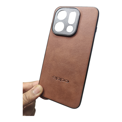 Oppo Find X9 5G Luxury Leather ( Side Soft, Back Hard ) Premium Quality Back Cover Case
