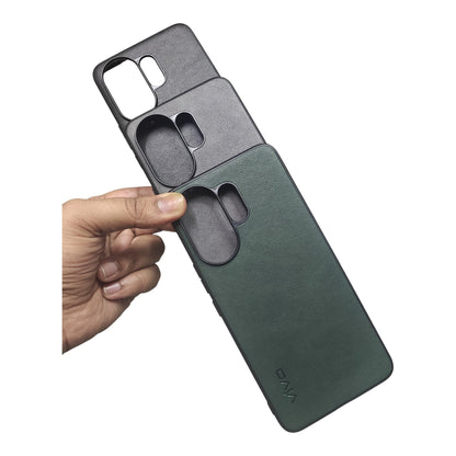 Vivo V60 / V60E / T4 Pro 5G Luxury Leather ( Side Soft, Back Hard ) Premium Quality Back Cover Case