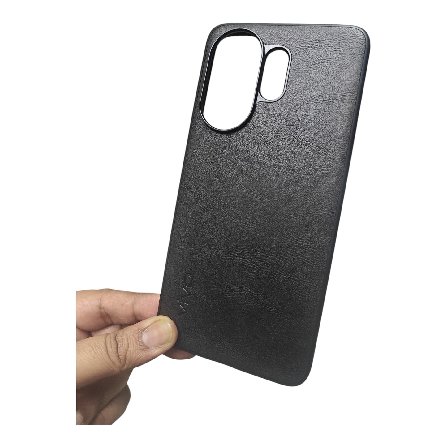 Vivo V60 / V60E / T4 Pro 5G Luxury Leather ( Side Soft, Back Hard ) Premium Quality Back Cover Case