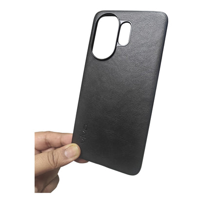 Vivo V60 / V60E / T4 Pro 5G Luxury Leather ( Side Soft, Back Hard ) Premium Quality Back Cover Case