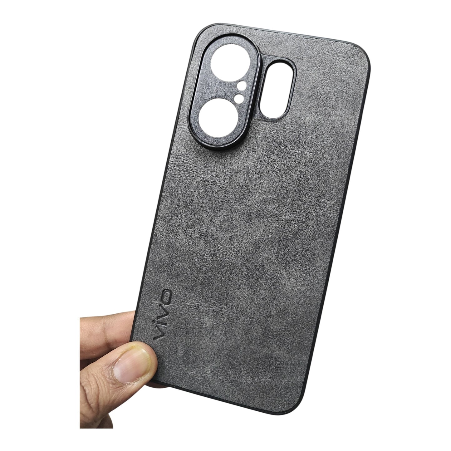 Vivo X200FE / X200 FE 5G Luxury Leather ( Side Soft, Back Hard ) Premium Quality Back Cover Case