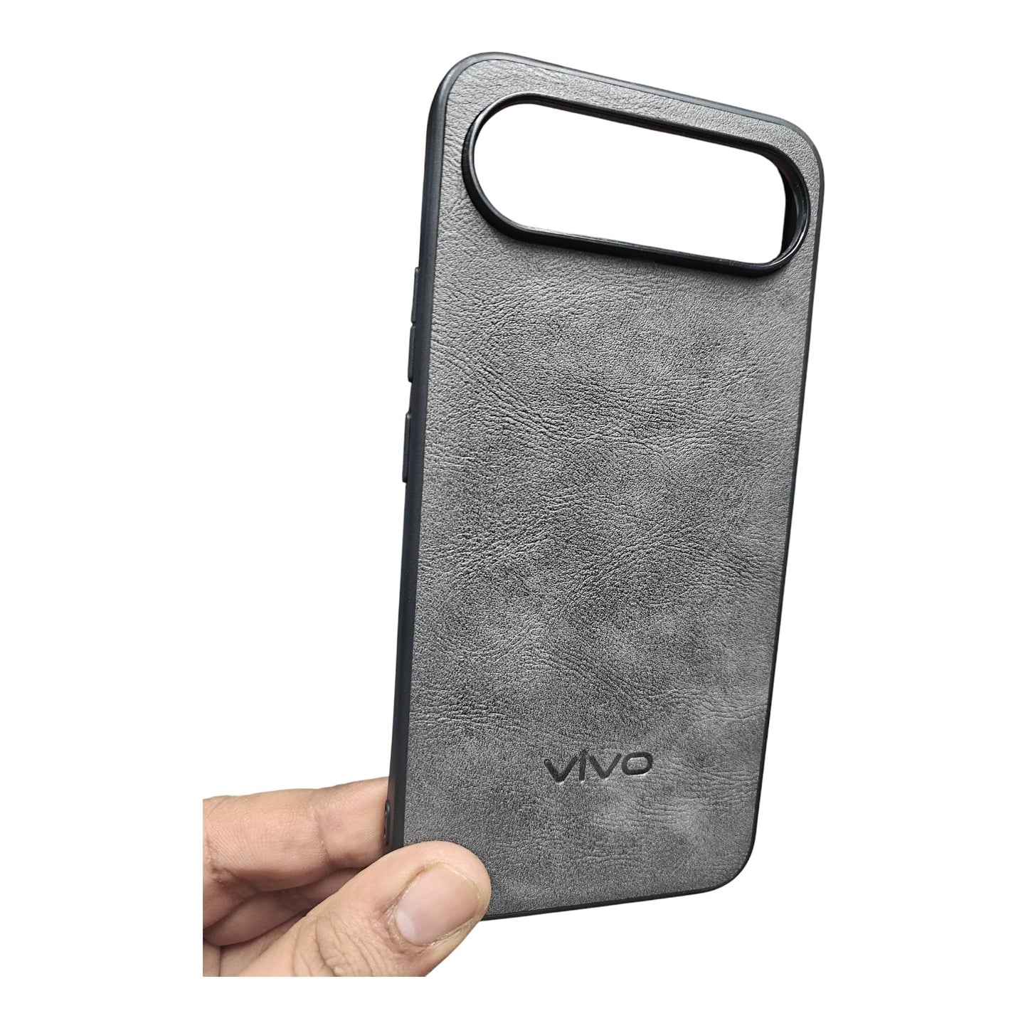 Vivo X300 FE 5G / X300FE 5G Luxury Leather ( Side Soft, Back Hard ) Premium Quality Back Cover Case