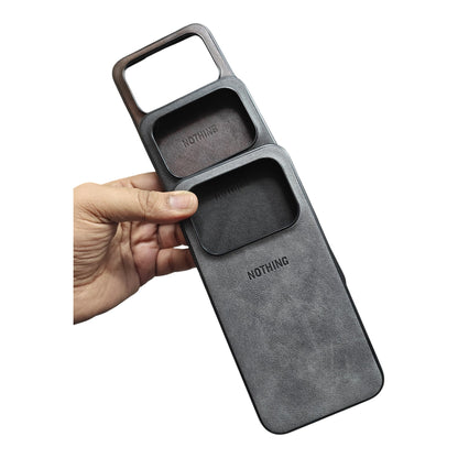 Nothing Phone 4A Pro 5G Luxury Leather ( Side Soft, Back Hard ) Premium Quality Back Cover Case