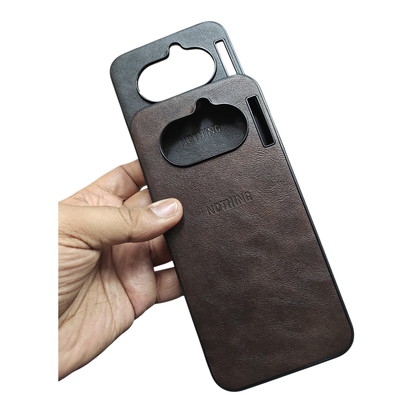 Nothing Phone 4A 5G Luxury Leather ( Side Soft, Back Hard ) Premium Quality Back Cover Case