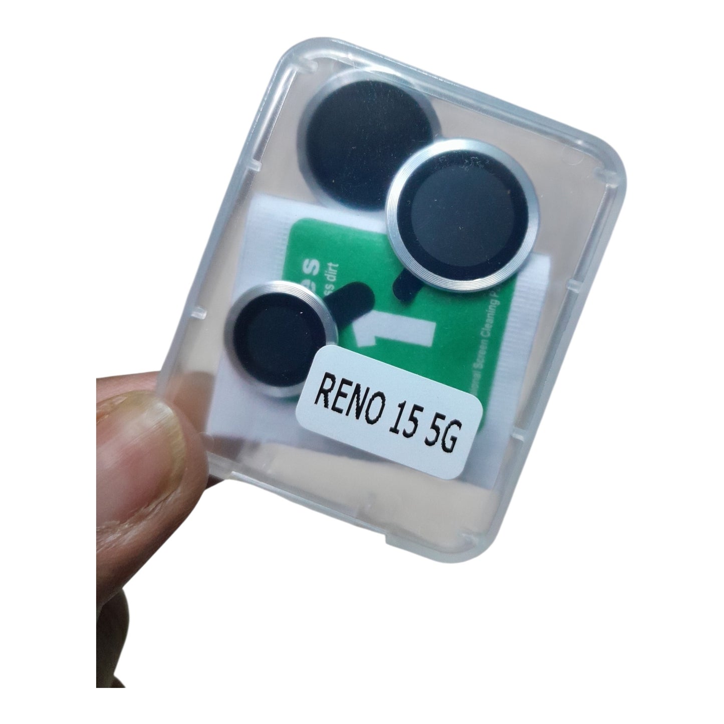 Oppo Reno 15 / Reno15 5G Matte & Glossy Finish Back Lamination Membrane Protector + Camera Lens Ring