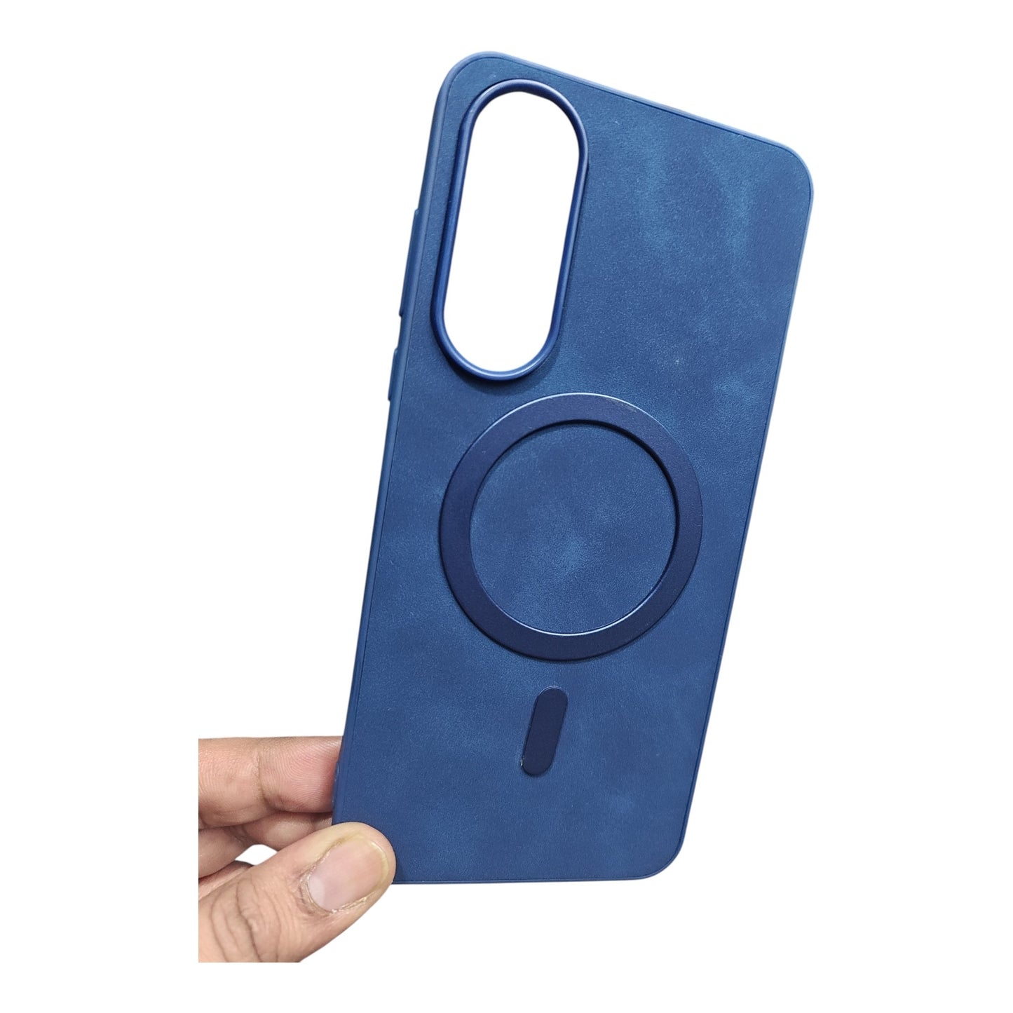 OnePlus Nord 5 / Nord5 5G Magsafe Premium Quality Leather ( Side Soft, Back Hard ) Back Cover Case