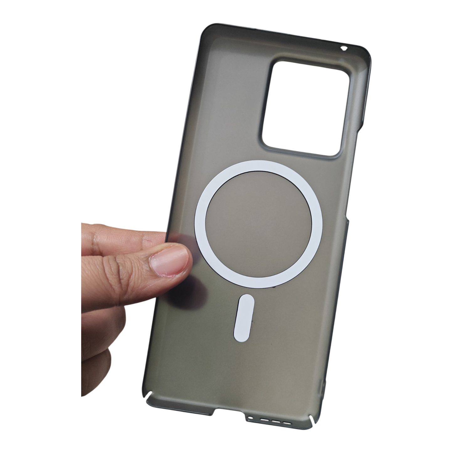 Motorola Moto Edge 40 Premium Quality Magsafe Matte Hard Plastic Back Cover Case - Royal Star