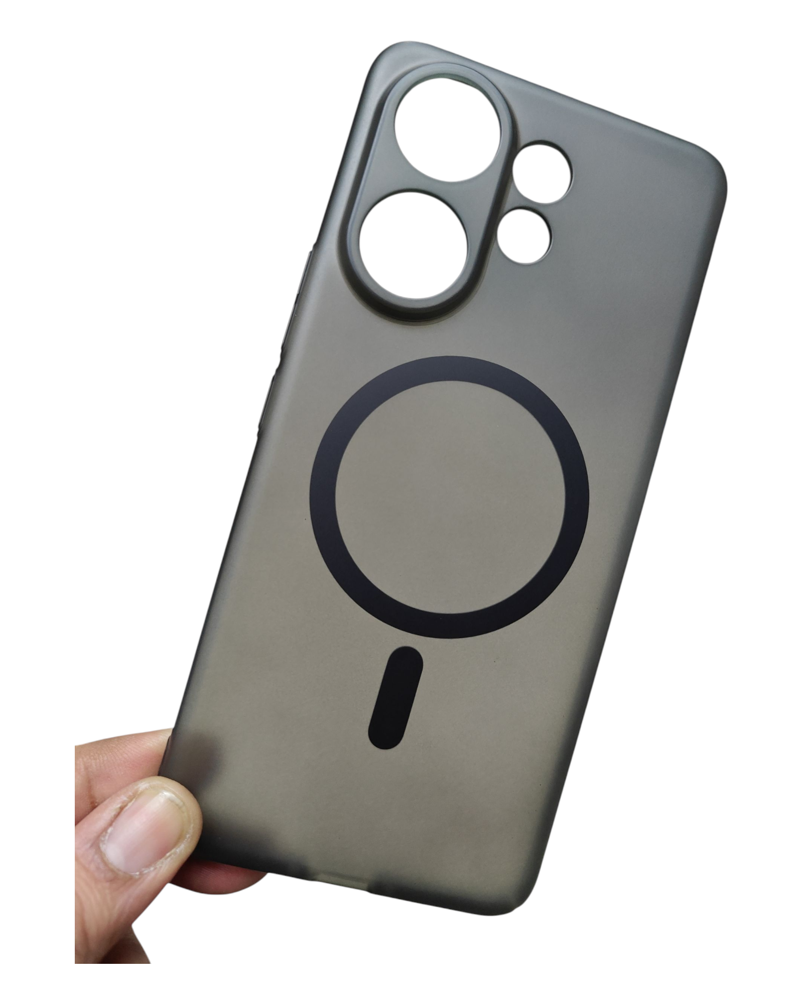 Vivo V60 / Vivo V60E / Vivo T4 Pro 5G Premium Quality Magsafe Matte Hard Plastic Back Cover Case - Royal Star